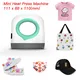 Heat Press Machine Mini with Base Size 128x88x123mm 220V - 230V / 60Hz 4