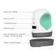 Heat Press Machine Mini with Base Size 128x88x123mm 220V - 230V / 60Hz 5
