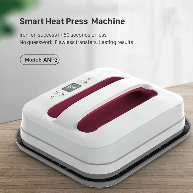 Brand Mini Heat Press 1250W 110/60 Or 220/50Hz 3.9Kg/pcs (1.5Kg/pcs with Base) Factory 3