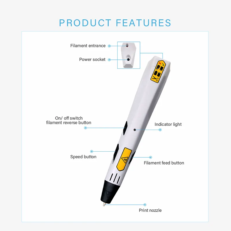 Intelligent 3d Pen Brand Plastic 5V/2A (available for Power Bank) Power Bank 7