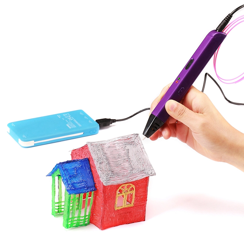 Custom 3d Writing Pen 5V/2A (available for Power Bank) AC/DC Adapter Or Power Bank 9