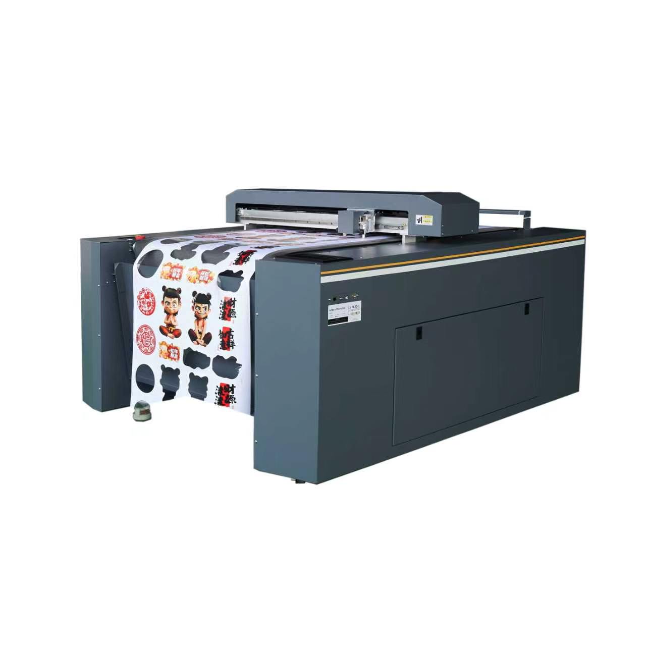 Cortadora plana industrial inteligente FCR6090 | Cortadora digital de alta precisão com plataforma de sucção a vácuo e sistema de ferramenta dupla 2