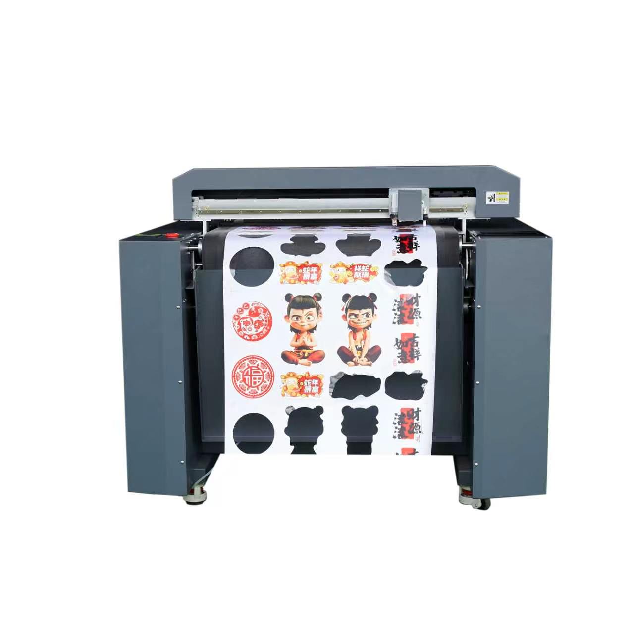 Cortadora plana industrial inteligente FCR6090 | Cortadora digital de alta precisão com plataforma de sucção a vácuo e sistema de ferramenta dupla 3