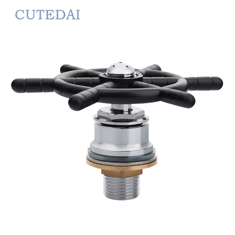 Lavadora de copos automática de alta pressão em latão preto para pias de cozinha, cafeterias e hotéis. 1