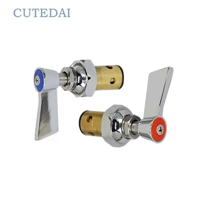 Φυσίγγια βρύσης πυρήνα βαλβίδας ορειχάλκινη κασέτα συμπίεσης με βαλβίδα αντεπιστροφής ελατηρίου 1