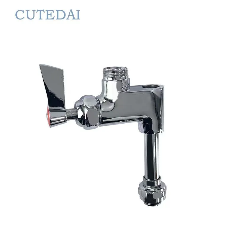 ก๊อกน้ำเสริมทองเหลืองชุบโครเมียมสำหรับชุดล้างล่วงหน้า 1