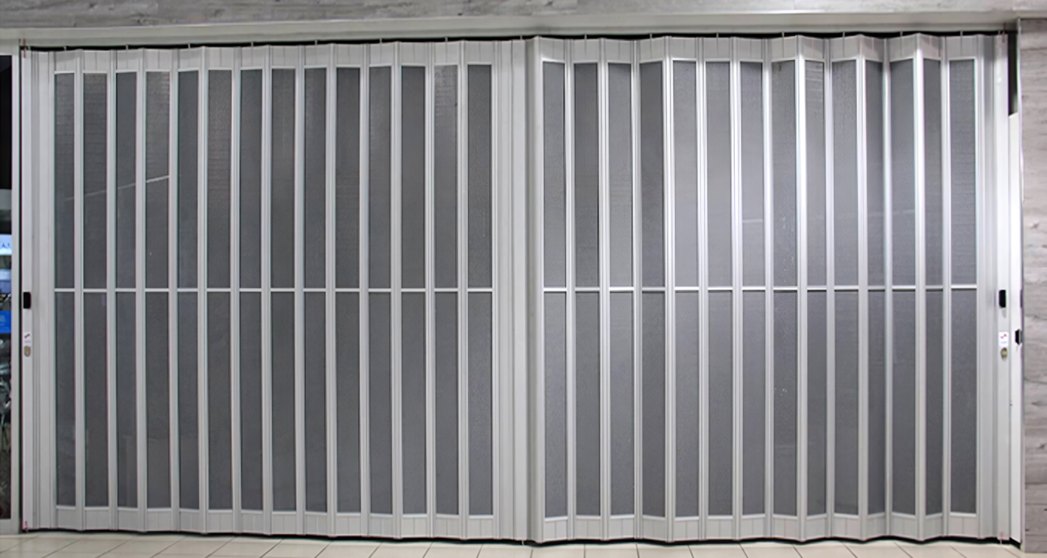 Aluminum Perforated Folding Grilles Doors | Harmonious