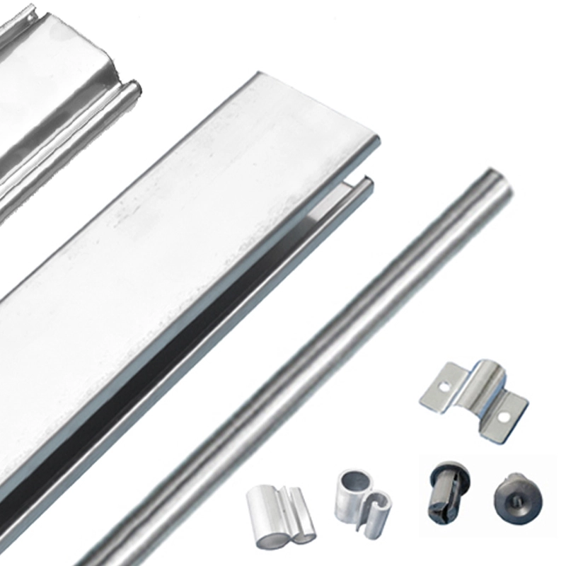 Transparent polycarbonate roller shutter parts | china factory clear rolling shutter door accessories 1