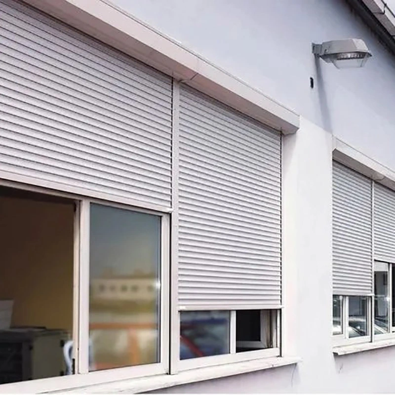 Aluminum Roller Shutter Window With Roller Up /Rolling Windows Blinds Shades 1