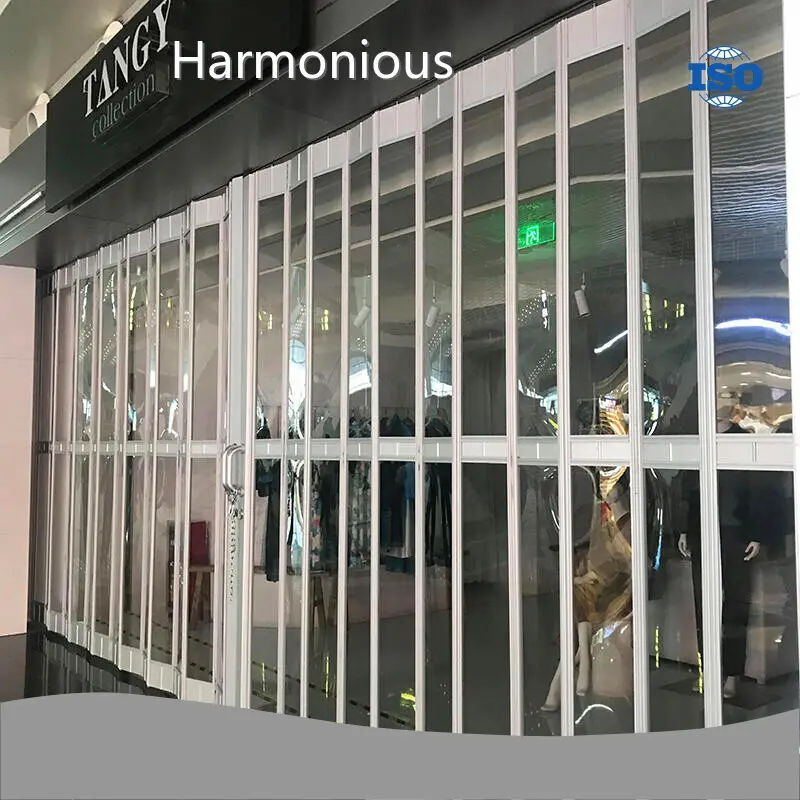 Concertina Sliding Doors Manual Or Motorized 1.5mm~2.0mmoverseas Market 1