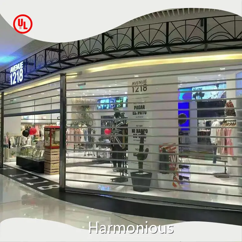 Wholesale Transparent Polycarbonate Roller Shutter Transparent Polycarbonate Roller Shutter Company 1