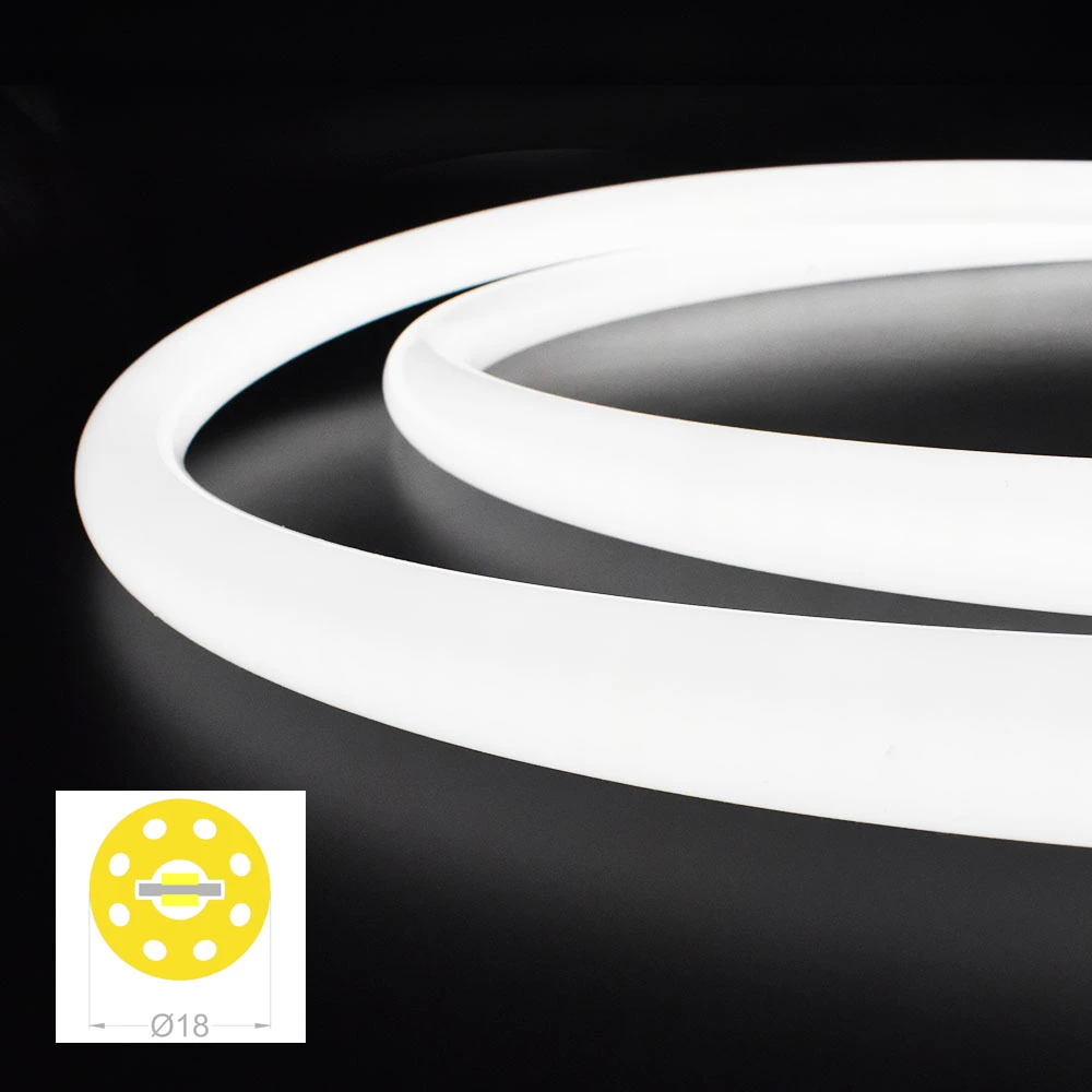 D18mm Round View LED Neon Strip VH-02TD-D18 1