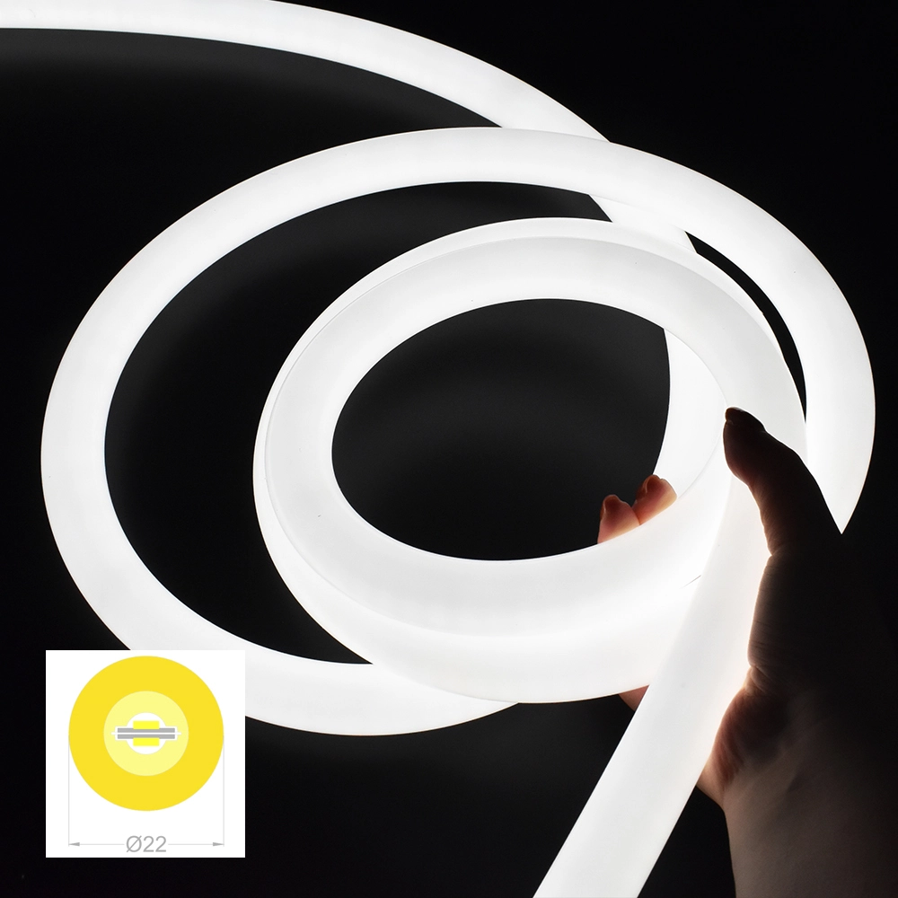 D22mm Round View LED Neon Strip VH-02TD-D22 1