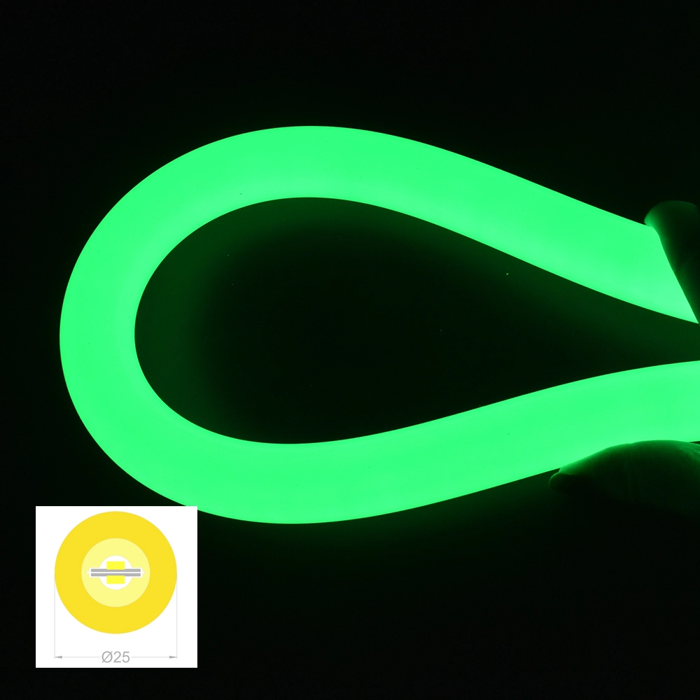 D25mm RGB Round View LED Neon Strip VH-02TD-D25 1