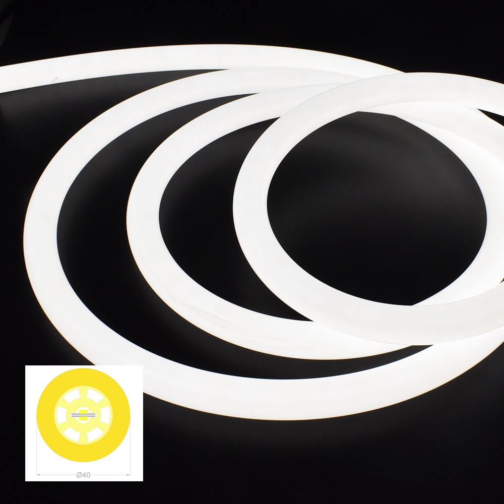 D40mm Round View LED Neon Strip VH-02TD-D40 1