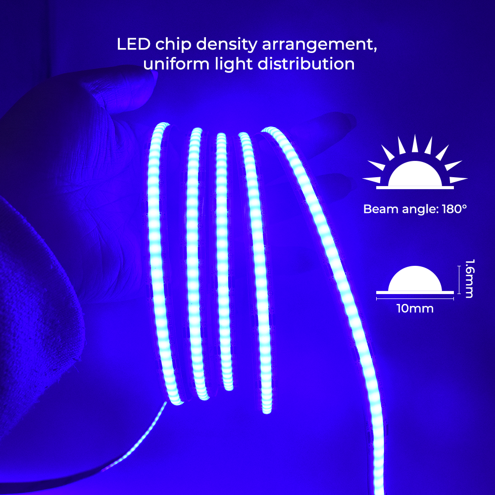 672chips RGB COB LED Strip Light VH-672A-024 6
