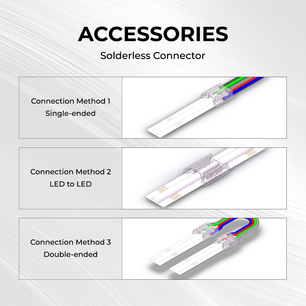 672chips RGB COB LED Strip Light VH-672A-024 8