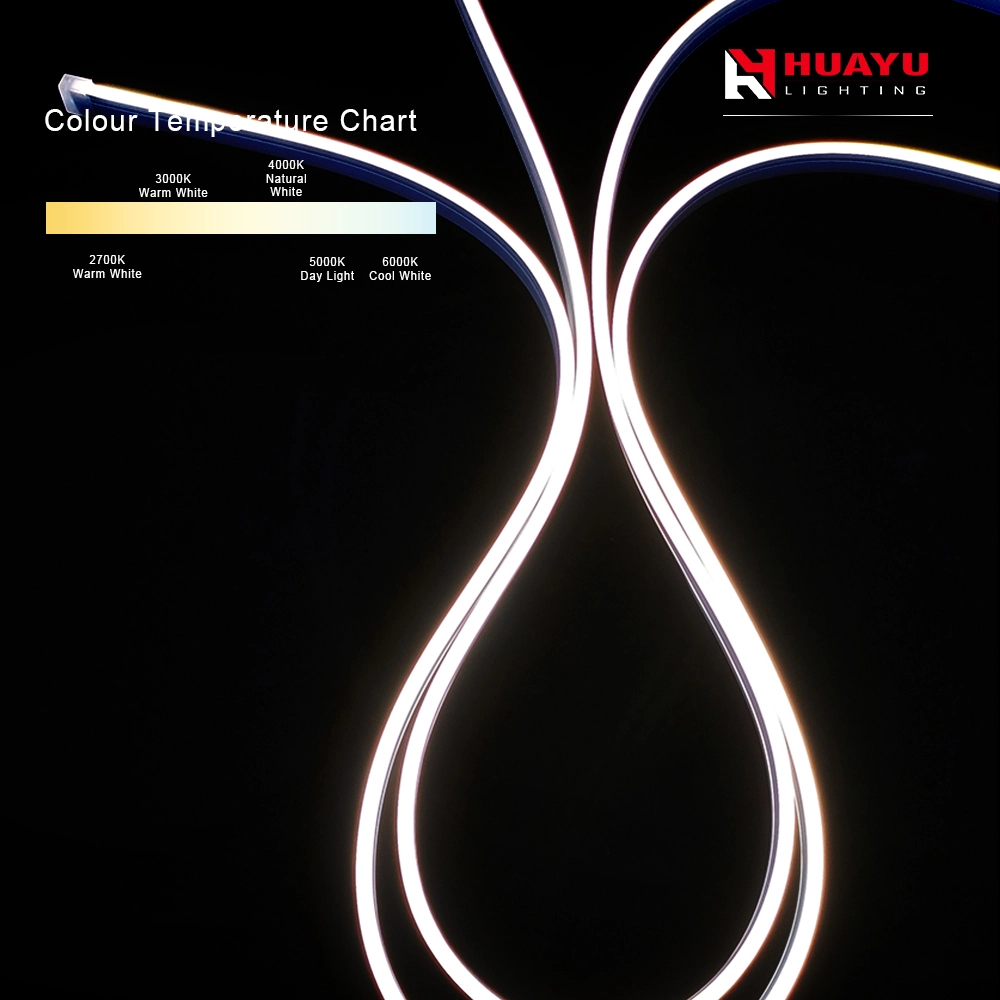 Tira de Neón LED- 04X10mm- lado curvado verticalmente - un solo color 1