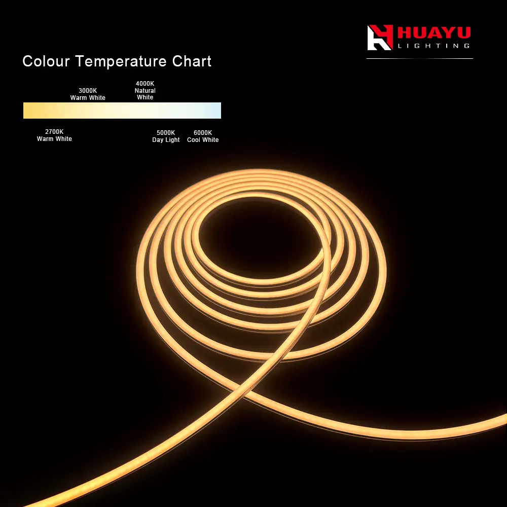 Led Neon Strip Vertical Bending Side Single Color Led Neon Flex 10x10mm 1