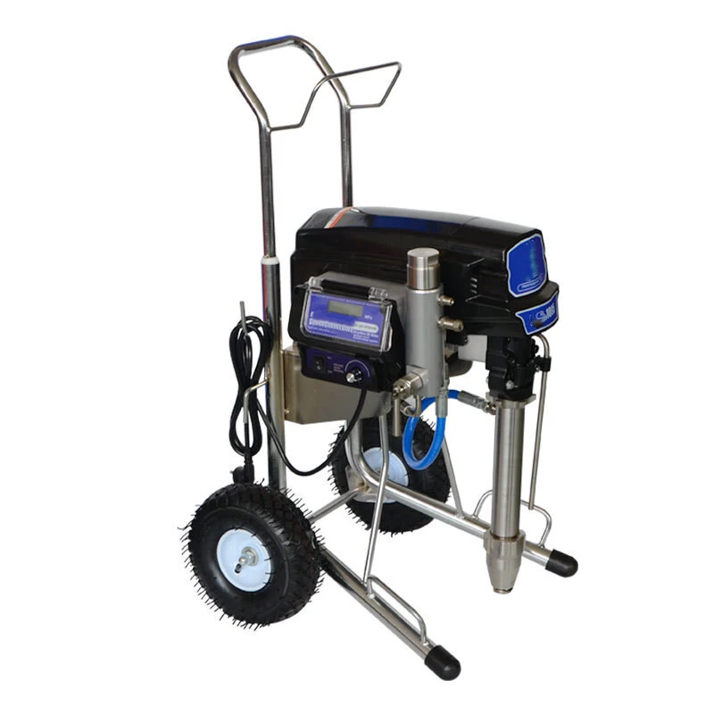 Extended Pump Wall Putty Spraying Machine With Electric Spray Gun 1