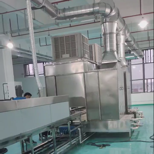 Automatic LED Hose Spray and Bake Assembly Line