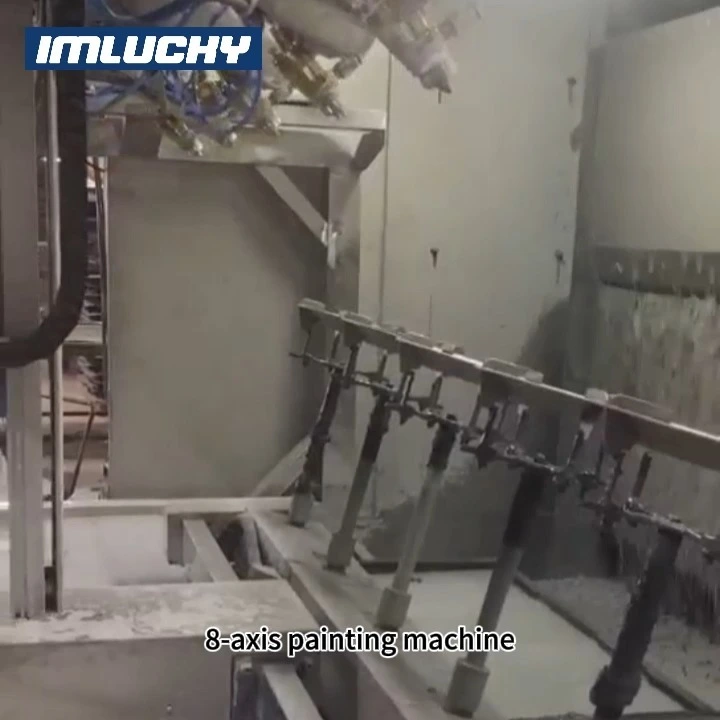 High-Precision 8-Axis Linkage Glazing Equipment for Home Appliances Stove Racks Cookware 1