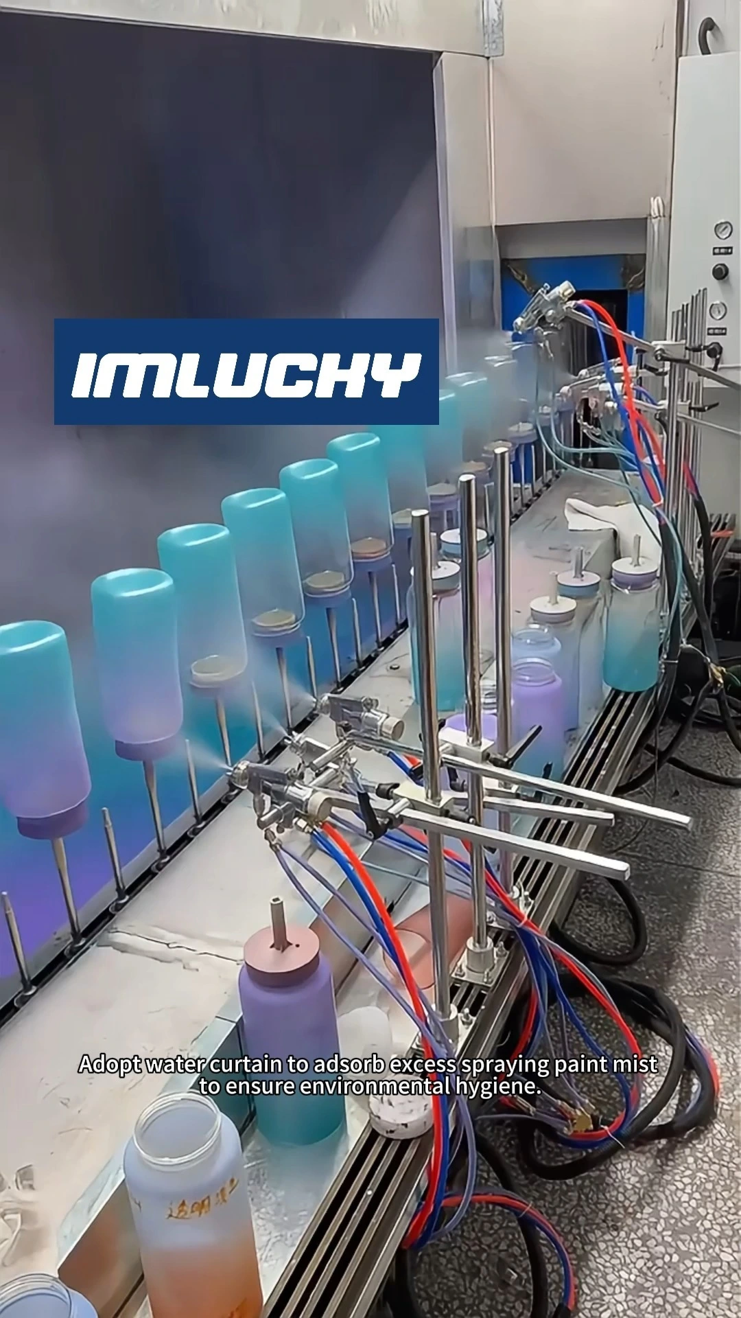 Automatic painting line for water cup 1