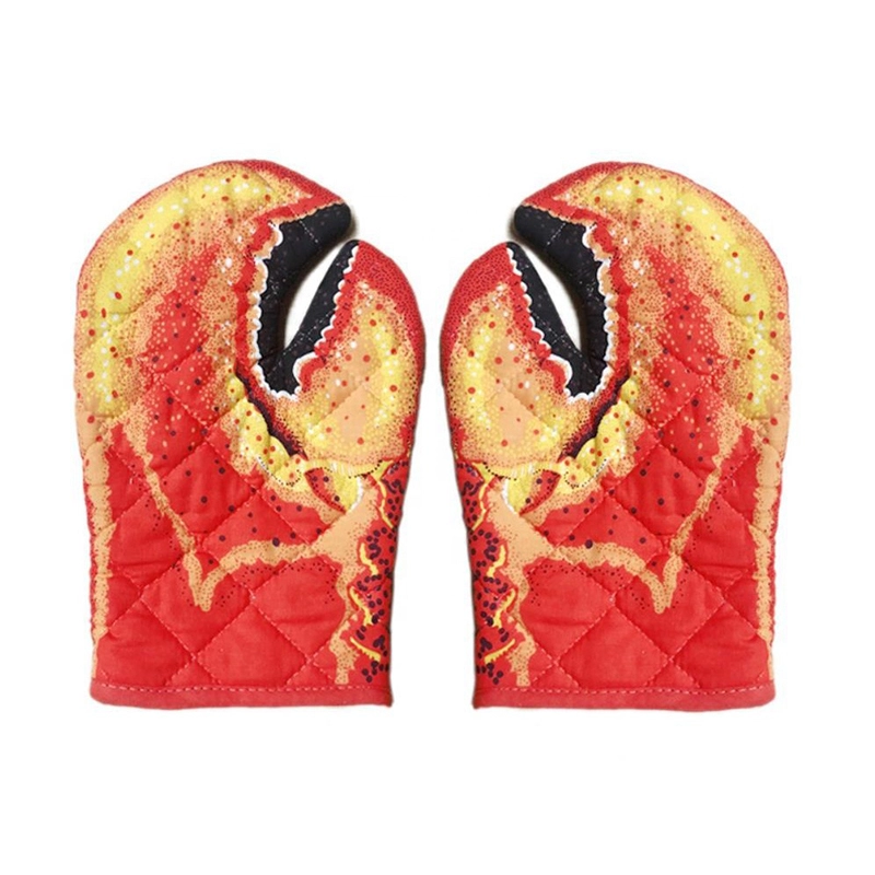 3d Cartoon Crab Pincer Crab Claw Shape Oven Mitt Funny Animal Shape Oven Mitt 1