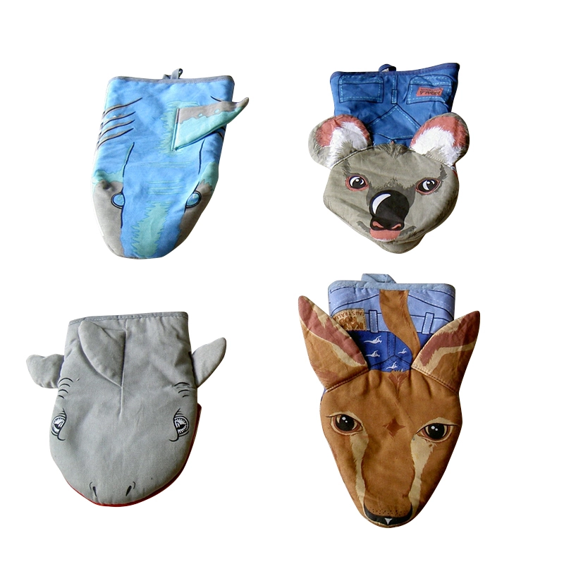 Cartoon Design Animal Shape Oven Mitt 1