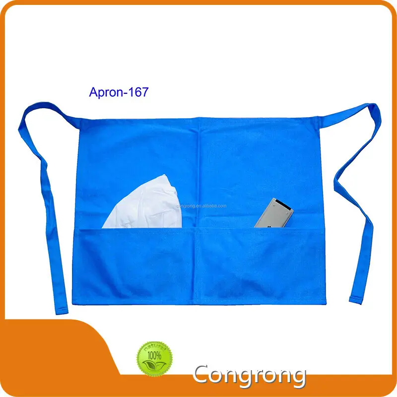 White Waist Apron Congrong Manufacture Cleaning 1