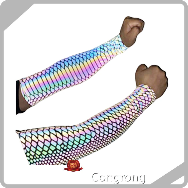 Hotholographic Arm Sleeves Unisex Congrong Brand 1