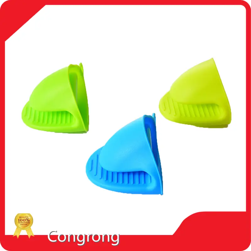 Custom Potholder Mini Silicone Oven Mitt Silicone Glove Dish Clip Congrong 1