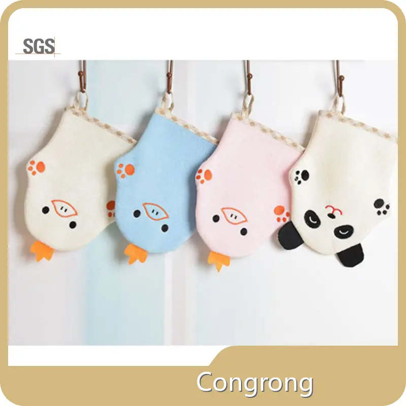 Custom Kids Bath Mitt 21x18cm Congrong 1