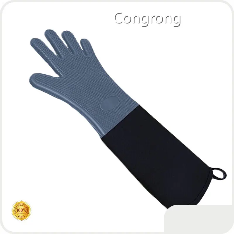 Hot Cotton Oven Mitts 230 Celsius Degree Congrong Brand 1