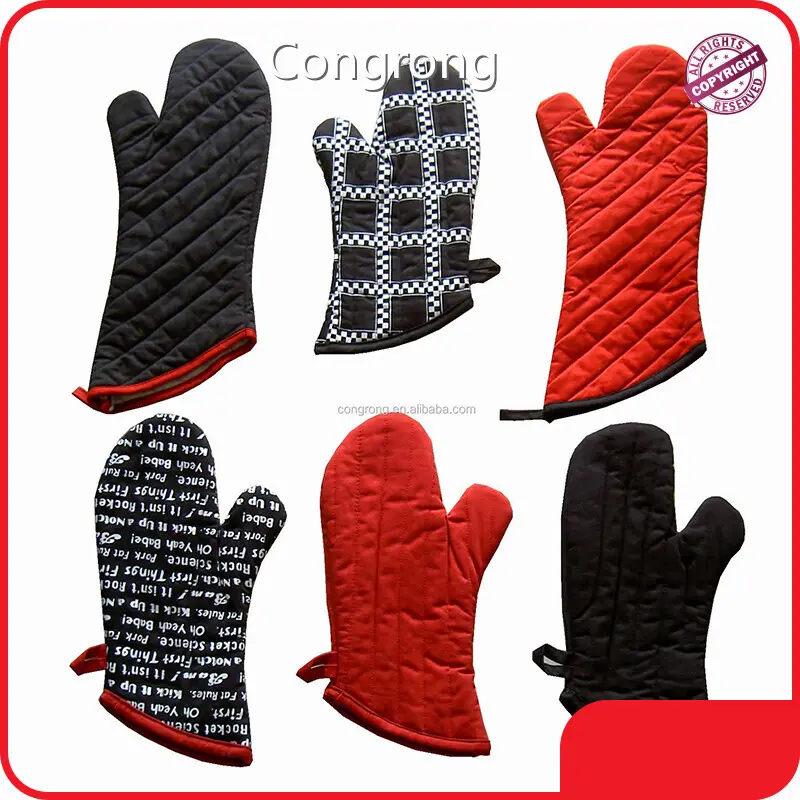 3d Cotton Oven Mitts Congrong Manufacture Customized Color 1