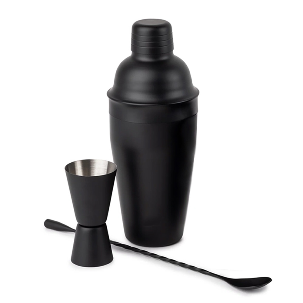 Kit de bartender de aço inoxidável personalizado coqueteleira Martini 1