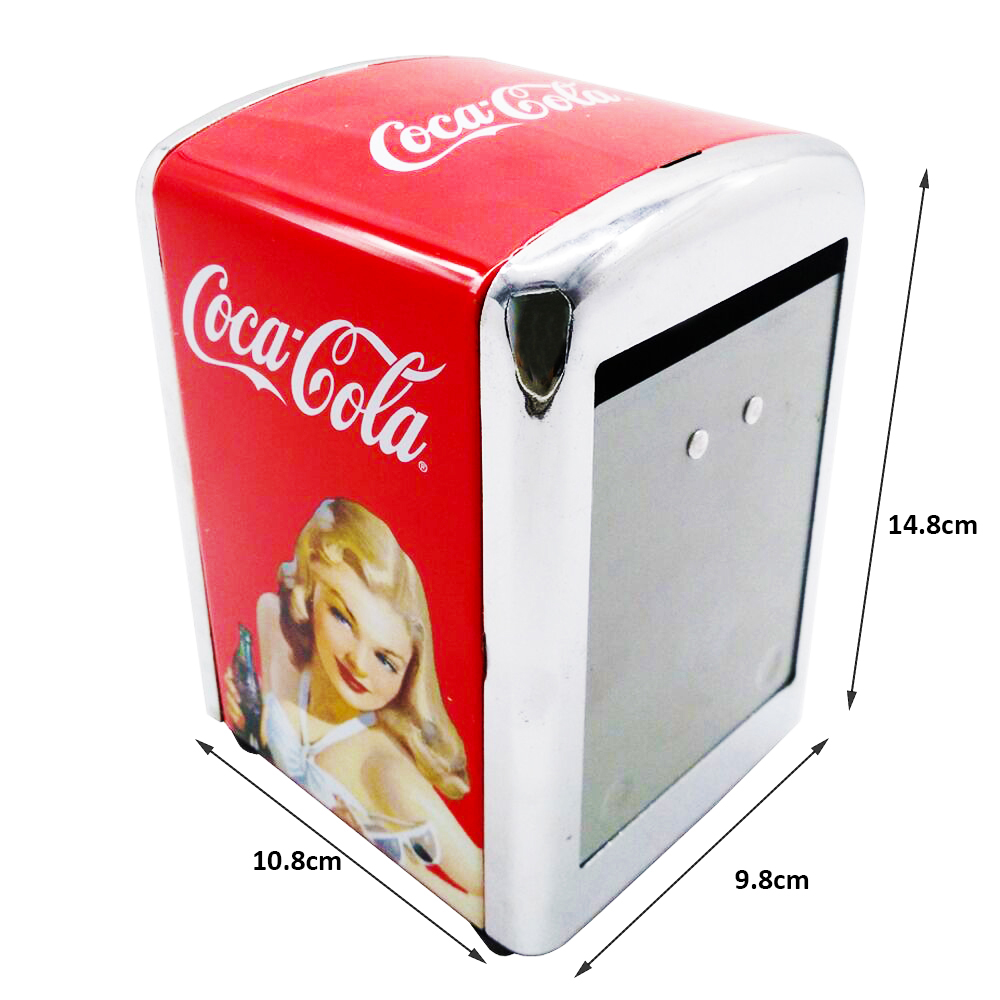 Coca Cola Metall-Serviettenspender, kundenspezifischer Großhandelslieferant 4