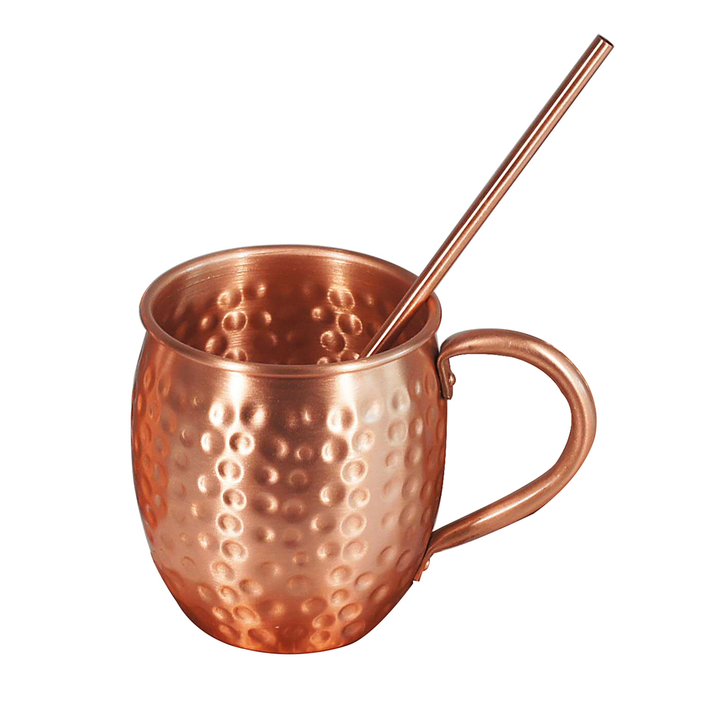 530 ml Cooper-beschichteter Moskau-Mule-Becher aus Edelstahl 4