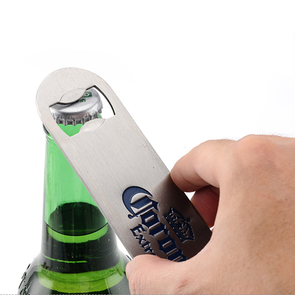Bieröffner aus Edelstahl mit Barklinge, blanko, individuelles Logo 6