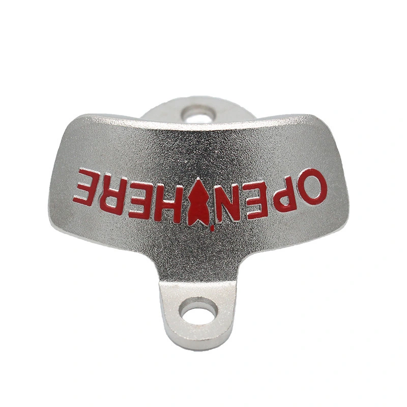 Wall Mounted Beer Bottle Opener Logo Custom Shape 1