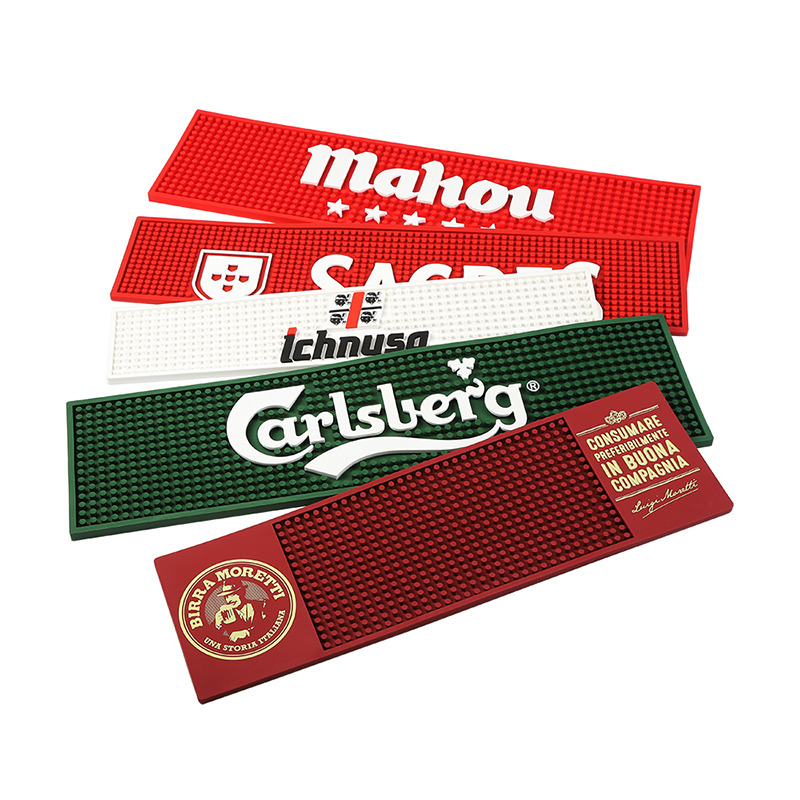 Tapis de bar en caoutchouc personnalisé sur mesure丨Longrichbar 1