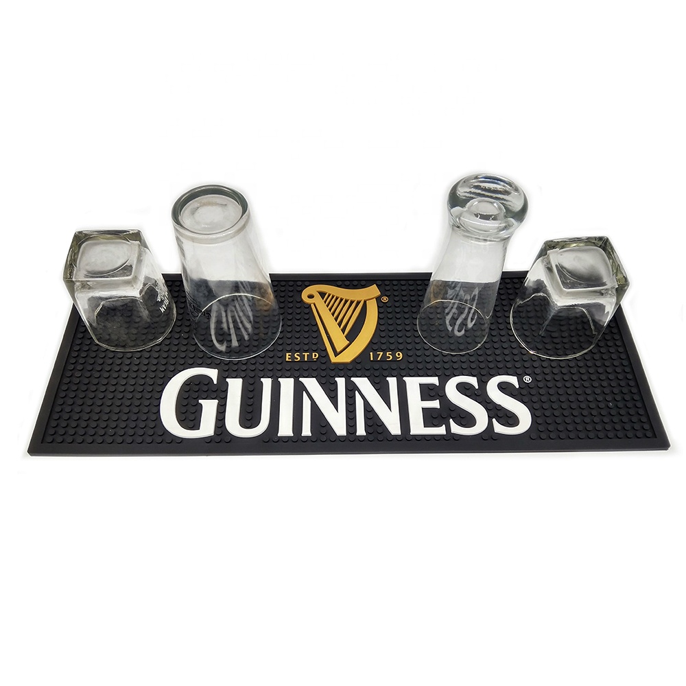 Vendita all'ingrosso promozionale di tappetini da bar Guinness丨longrichbar 4