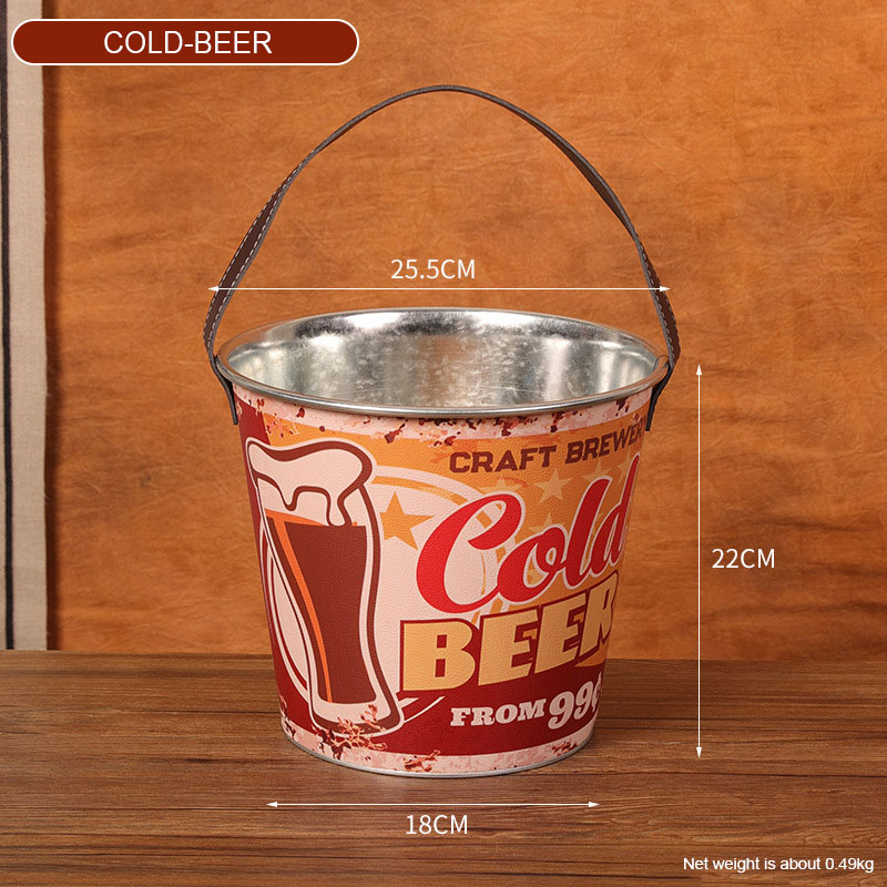 American Retro Beer Bucket Custom Longrichbar
