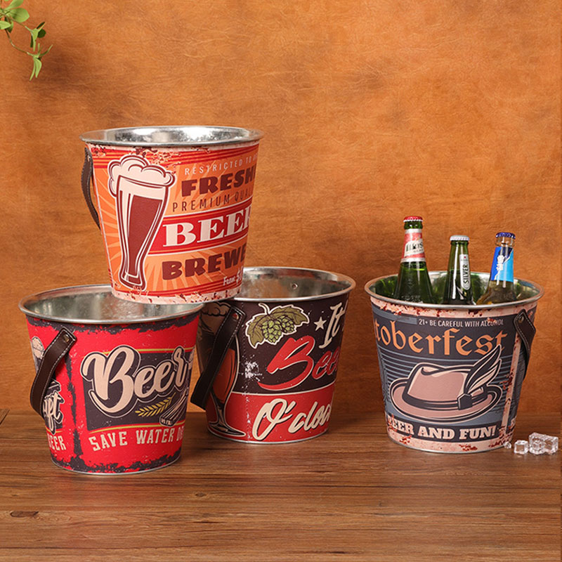 American Retro Beer Bucket Custom Longrichbar