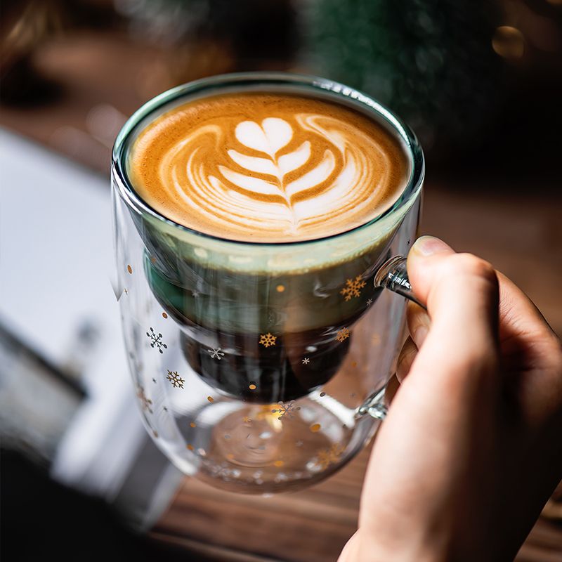 10 Oz doppelwandige Weihnachtsgläser-Kaffeetasse von Longrichbar 4