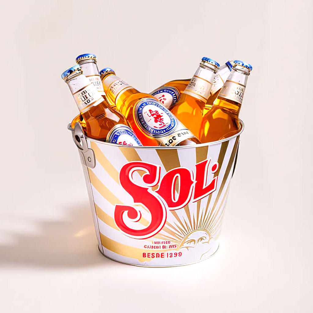 Metal Beer Ice Bucket丨Promote Your Business丨Longrichbar 3