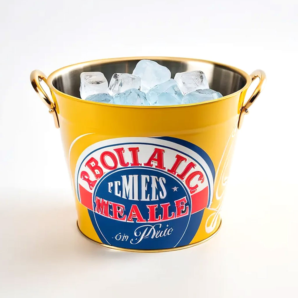 Metal Beer Ice Bucket丨Promote Your Business丨Longrichbar 4