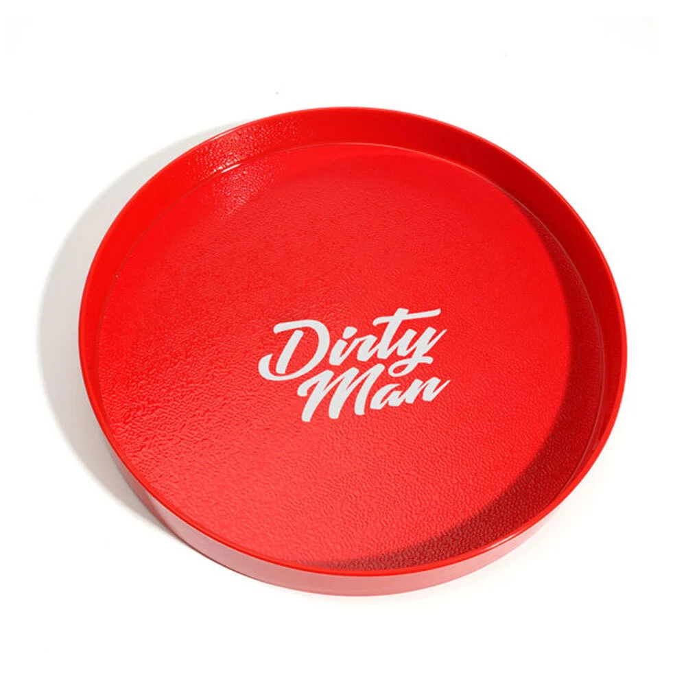 Vassoio da portata rotondo in plastica antiscivolo per birra 1