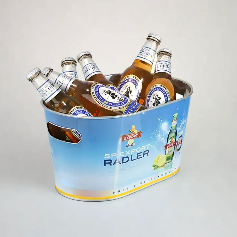 Metal Beer Ice Bucket丨Promote Your Business丨Longrichbar 2