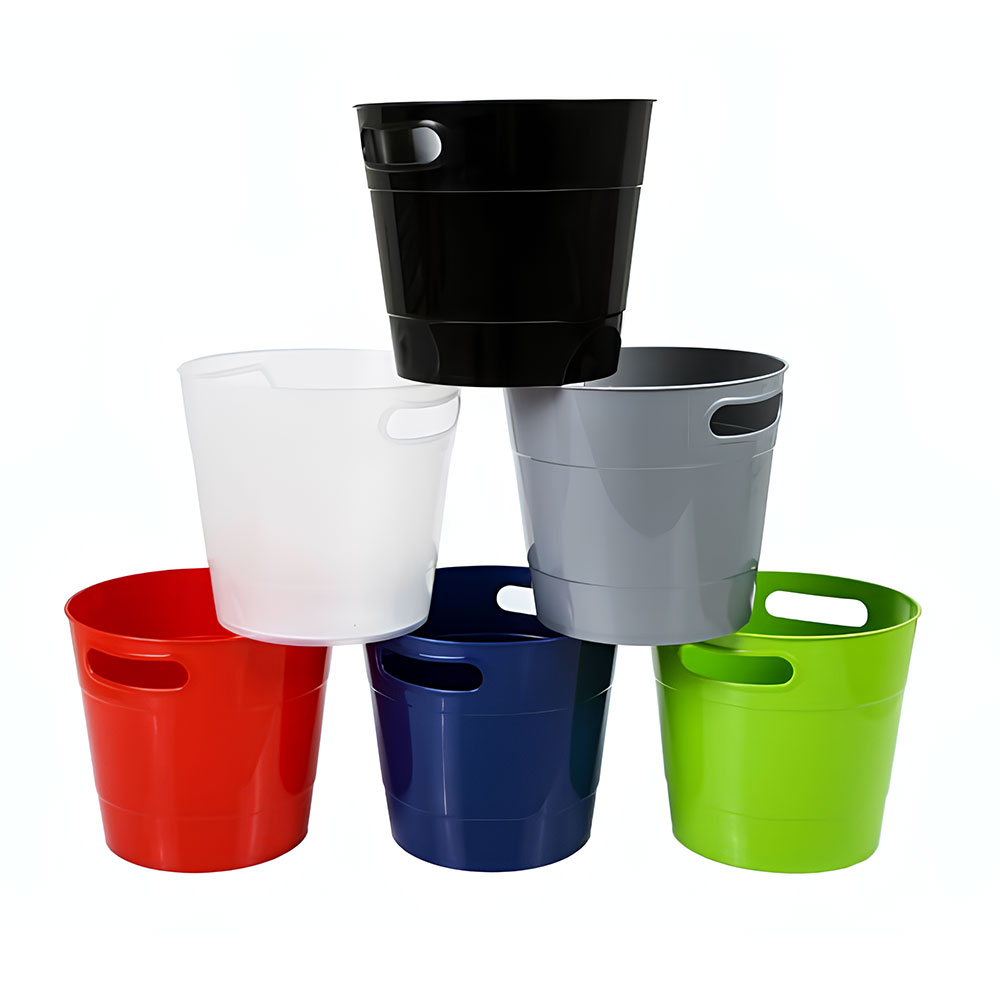 Seaux à glace ronds en plastique 6L 3